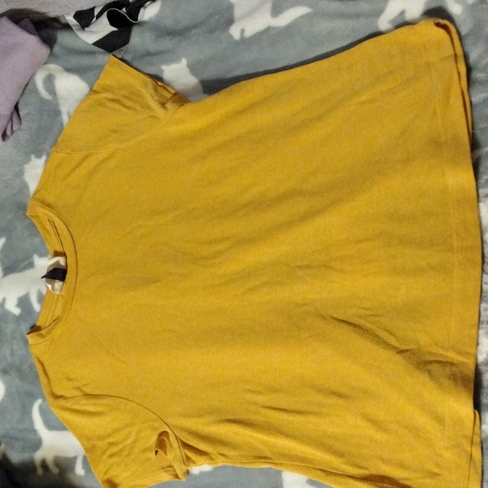 Open back shirt